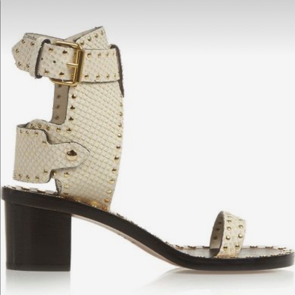 Isabel Marant Jaeryn snake sandlas studded 39 - Picture 1 of 10